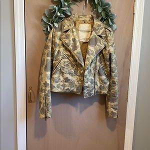 Denim & Supply Camo Moto Jacket